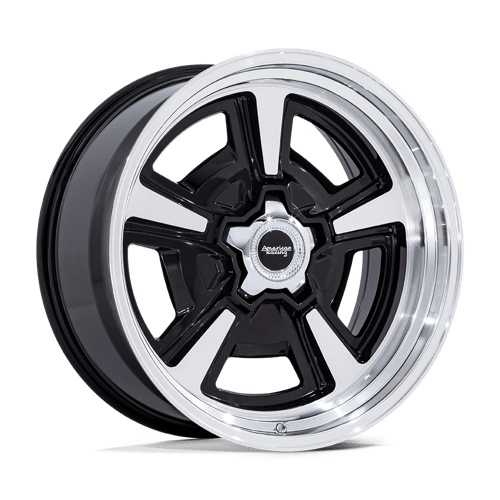 American Racing VN517 MARAUDER Gloss Black Mch W/ Dia-cut Lip 18x8 0 Custom 72.6mm