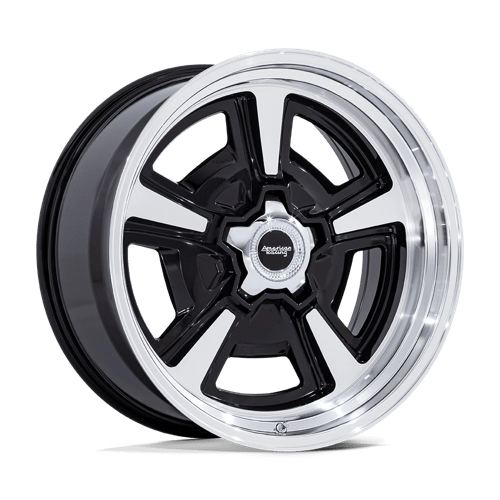 American Racing VN517 MARAUDER Gloss Black Mch W/ Dia-cut Lip 22x10 +6 5x120.65mm 72.6mm