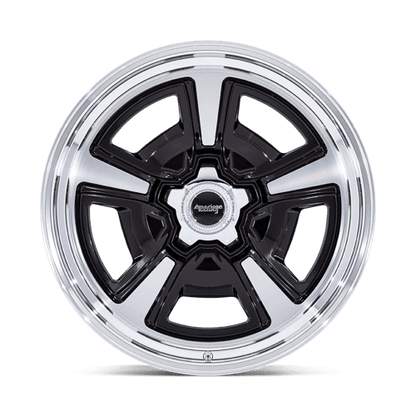 American Racing VN517 MARAUDER Gloss Black Mch W/ Dia-cut Lip 22x9 +6 5x127mm 78.1mm