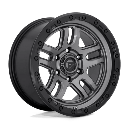 Fuel Offroad D701 AMMO Matte Gunmetal Black Bead Ring 18x9 +20 5x127mm 71.5mm