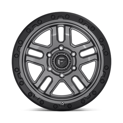 Fuel Offroad D701 AMMO Matte Gunmetal Black Bead Ring 17x9 -12 5x127mm 71.5mm