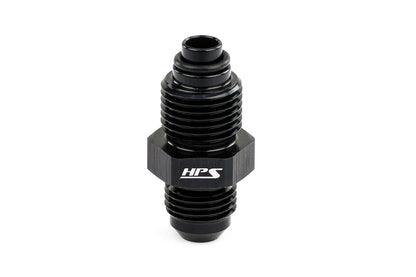HPS Performance AN Male to Metric Thread Male O-Ring Tip Adapter, Aluminum, Black