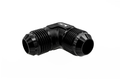 HPS Performance AN Male to Male Union Adapter, Aluminum, Black
