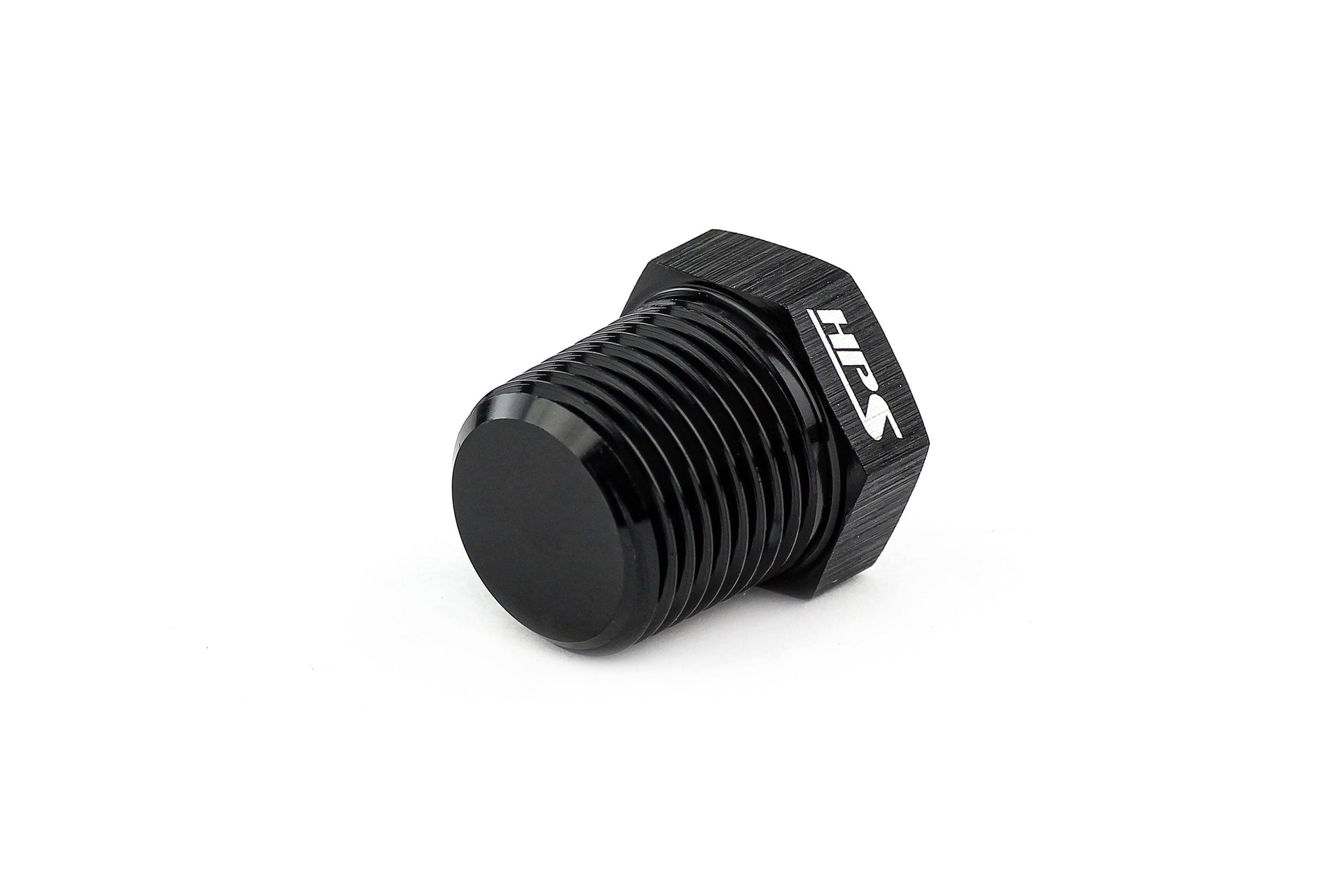 HPS Performance 1/8 1/4 3/8 1/2 NPT Plug Aluminum Black