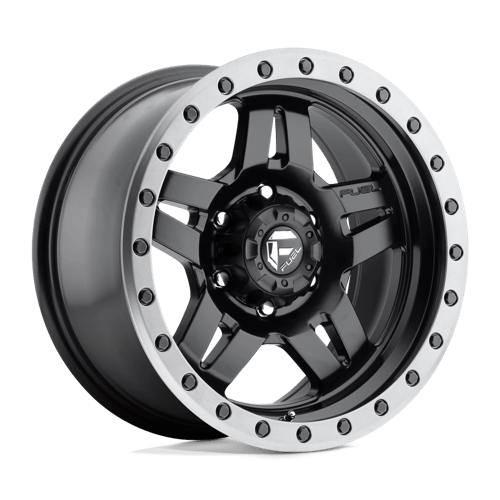 Fuel Offroad D557 ANZA Matte Black Gun Metal Ring 18x8 +27 5x110mm 65.1mm