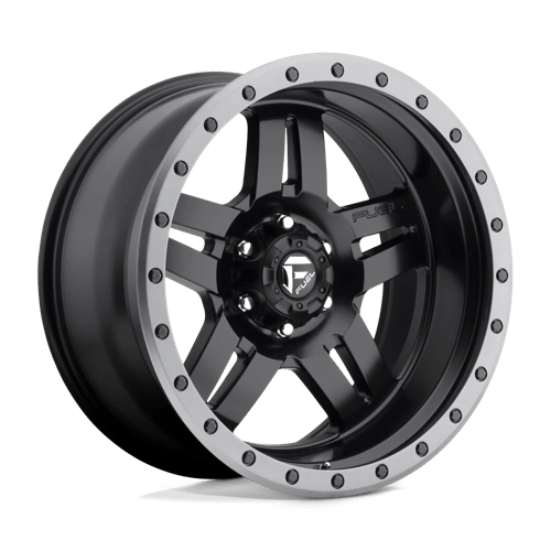 Fuel Offroad D557 ANZA Matte Black Gun Metal Ring 20x10 -18 6x139.7mm 108mm