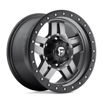 Fuel Offroad D558 ANZA Matte Gunmetal Black Bead Ring 16x8 +1 6x139.7mm 108mm