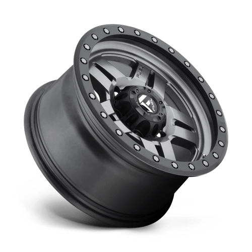 Fuel Offroad D558 ANZA Matte Gunmetal Black Bead Ring 16x8 +1 6x139.7mm 108mm