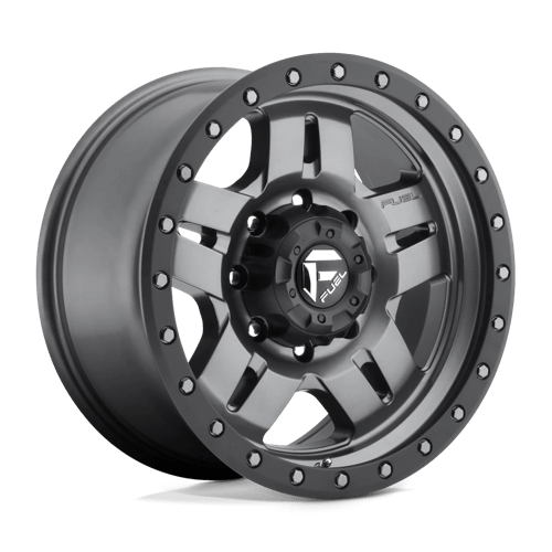Fuel Offroad D558 ANZA Matte Gunmetal Black Bead Ring 17x8.5 -6 5x127mm 78.1mm