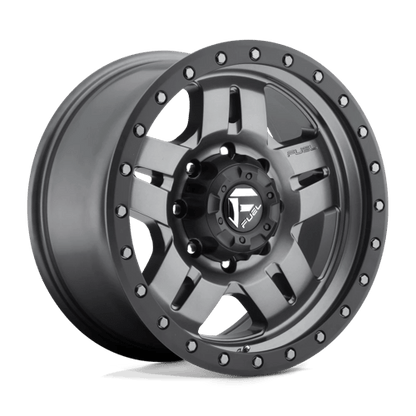 Fuel Offroad D558 ANZA Matte Gunmetal Black Bead Ring 17x8.5 -6 5x127mm 78.1mm