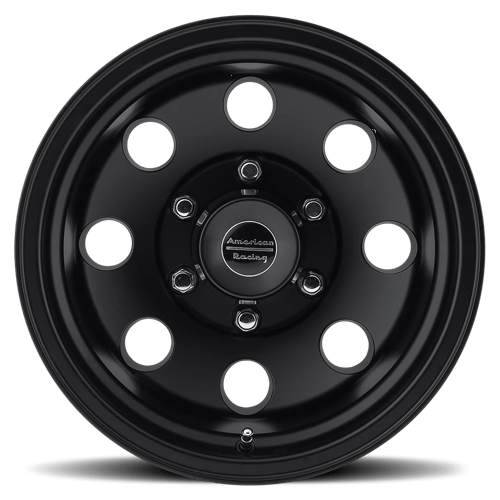American Racing AR172 BAJA Satin Black 17x9 -12 8x165.1mm 130.8mm