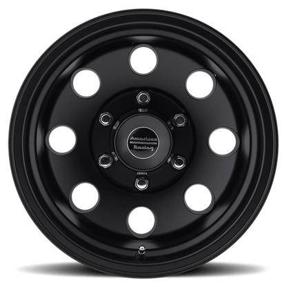 American Racing AR172 BAJA Satin Black 15x8 +20 6x114.3mm 83.1mm