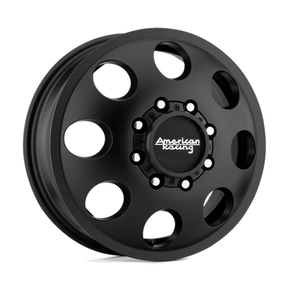 American Racing AR204 BAJA DUALLY Satin Black 17x6.5 +111 8x200mm 142mm
