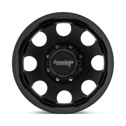 American Racing AR204 BAJA DUALLY Satin Black 17x6.5 -140 8x200mm 142mm