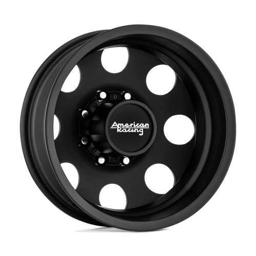 American Racing AR204 BAJA DUALLY Satin Black 17x6.5 -140 8x200mm 142mm