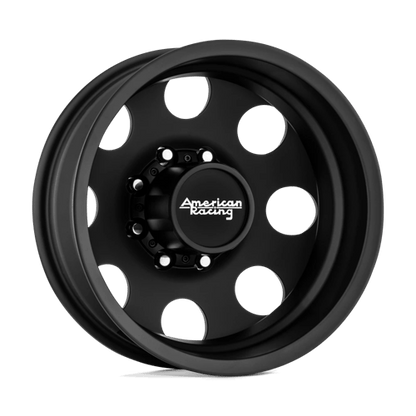 American Racing AR204 BAJA DUALLY Satin Black 17x6.5 -140 8x210mm 154.3mm