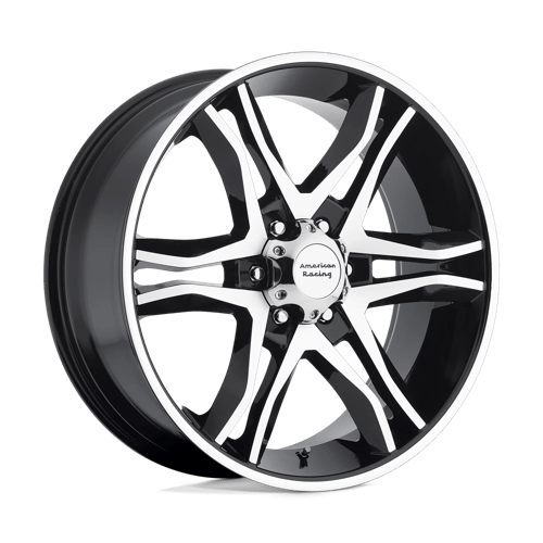 American Racing AR893 MAINLINE Gloss Black Machined 20x8.5 +35 5x127mm 78.1mm