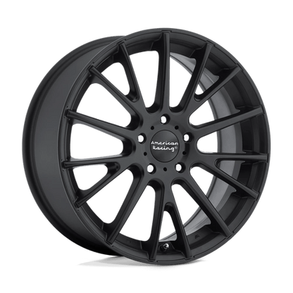 American Racing AR904 Satin Black 17x7 +40 5x114.3mm 72.6mm