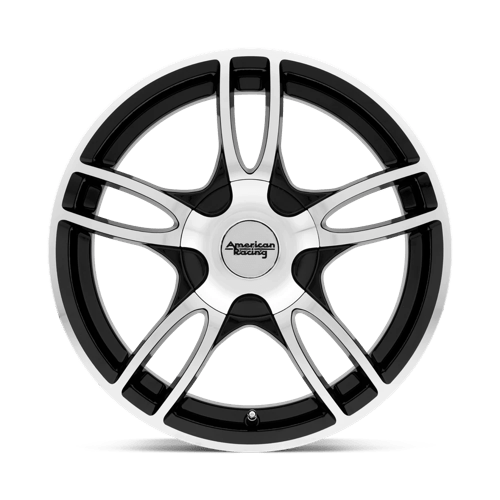 American Racing AR919 ESTRELLA 2 Gloss Black Machined 15x7 +35 5x100|5x105mm 72.6mm