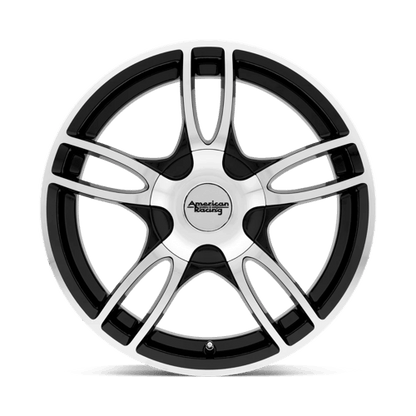 American Racing AR919 ESTRELLA 2 Gloss Black Machined 15x7 +35 5x100|5x105mm 72.6mm