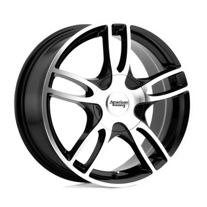 American Racing AR919 ESTRELLA 2 Gloss Black Machined 15x7 +35 5x100|5x105mm 72.6mm