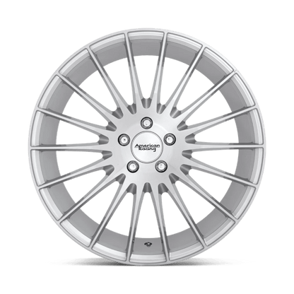 American Racing AR934 FASTLANE Brushed Silver 20x10 +40 5x120mm 74.1mm