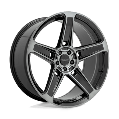 American Racing AR936 Gloss Black W/ Gray Tint 20x10.5 +22 5x115mm 72.6mm