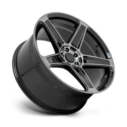 American Racing AR936 Gloss Black W/ Gray Tint 20x10.5 +22 5x115mm 72.6mm