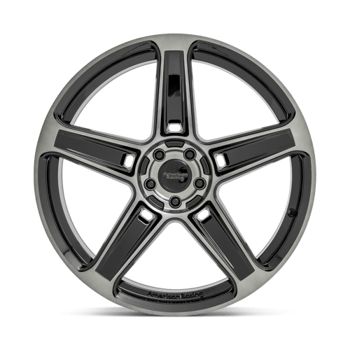 American Racing AR936 Gloss Black W/ Gray Tint 20x10.5 +22 5x115mm 72.6mm