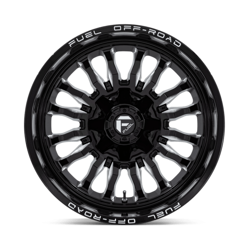 Fuel Offroad D795 ARC Gloss Black Milled 20x10 -18 6x135|6x139.7mm 106.1mm