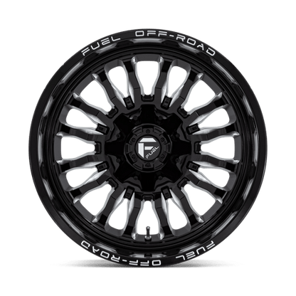 Fuel Offroad D795 ARC Gloss Black Milled 20x10 -18 6x135|6x139.7mm 106.1mm
