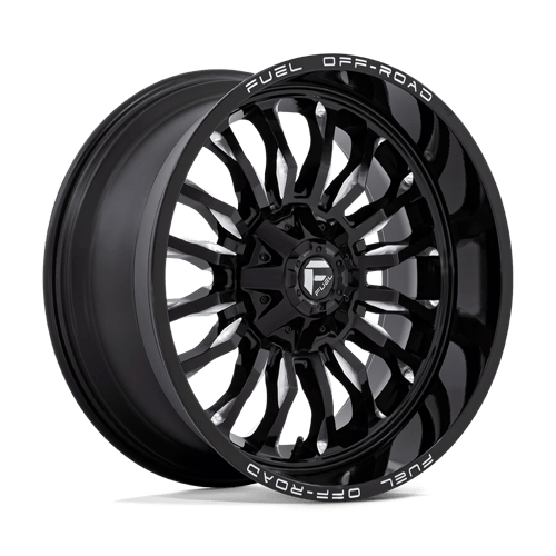 Fuel Offroad D795 ARC Gloss Black Milled 22x10 -18 6x135|6x139.7mm 106.1mm