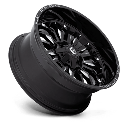 Fuel Offroad D795 ARC Gloss Black Milled 22x10 -18 6x135|6x139.7mm 106.1mm