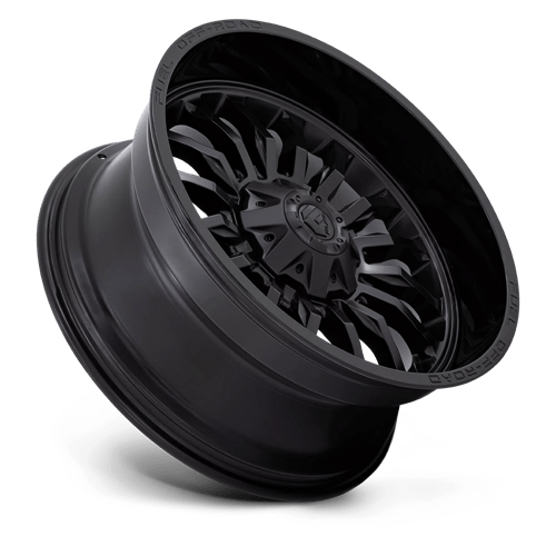 Fuel Offroad D796 ARC Matte Black W/ Gloss Black Lip 22x10 -18 6x135|6x139.7mm 106.1mm