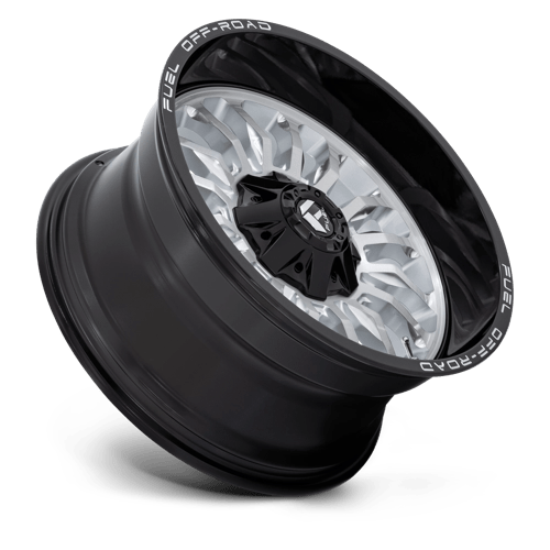 Fuel Offroad D798 ARC Silver Brush Face W/ Blk Lip 20x10 -18 6x135|6x139.7mm 106.1mm