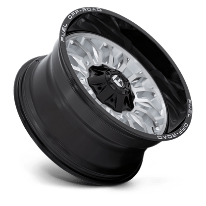 Fuel Offroad D798 ARC Silver Brush Face W/ Blk Lip 20x10 -18 6x135|6x139.7mm 106.1mm