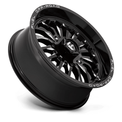Fuel Offroad D821 ARC UTV Gloss Black Milled 18x7 +13 4x156mm 132mm