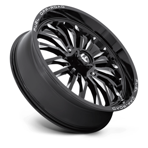 Fuel Offroad D821 ARC UTV Gloss Black Milled 22x7 +13 4x156mm 132mm