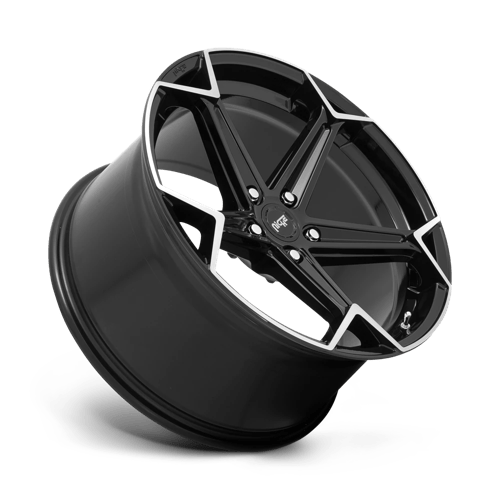 Niche N259 ARROW Gloss Black Brushed 20x9 +38 5x112mm 66.6mm