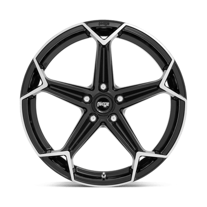 Niche N259 ARROW Gloss Black Brushed 20x10.5 +40 5x112mm 66.6mm