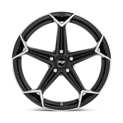 Niche N259 ARROW Gloss Black Brushed 20x9 +38 5x112mm 66.6mm