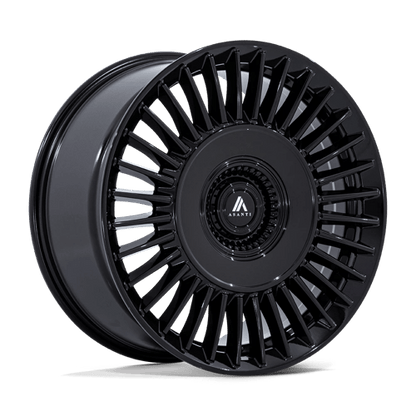Asanti Black AB040 TIARA Gloss Black 20x9 +27 5x112|5x120mm 74.1mm