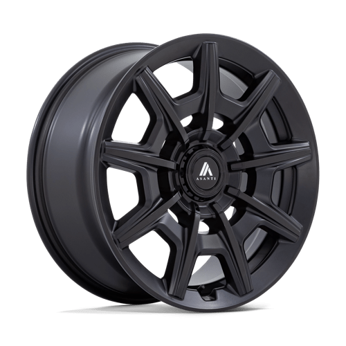 Asanti Black AB041 ESQUIRE Satin Black Gloss Black Face 22x10.5 +45 5x108|5x114.3mm 72.6mm