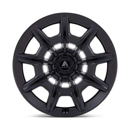 Asanti Black AB041 ESQUIRE Satin Black Gloss Black Face 22x10.5 +38 5x112|5x120mm 74.1mm