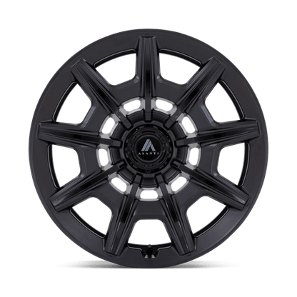 Asanti Black AB041 ESQUIRE Satin Black Gloss Black Face 20x10.5 +40 5x112|5x114.3mm 72.6mm