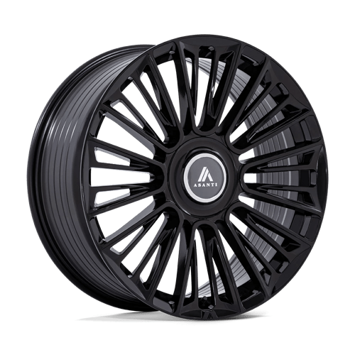 Asanti Black AB049 PREMIER Gloss Black 24x10 +20 Custom 72.6mm