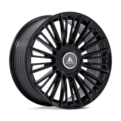 Asanti Black AB049 PREMIER Gloss Black 24x10 +20 Custom 72.6mm