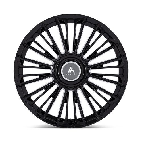 Asanti Black AB049 PREMIER Gloss Black 22x9.5 +20 Custom 72.6mm