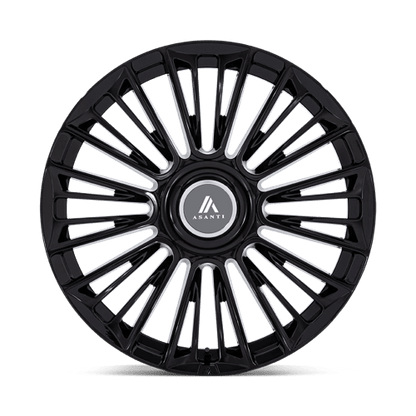 Asanti Black AB049 PREMIER Gloss Black 24x10 +20 5x112|5x120mm 74.1mm