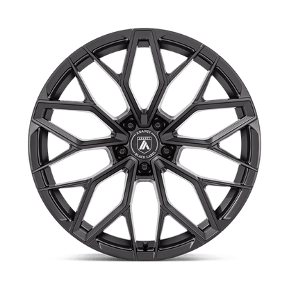 Asanti Black AB039 MOGUL 5 Satin Black 20x9 +27 5x120mm 72.6mm